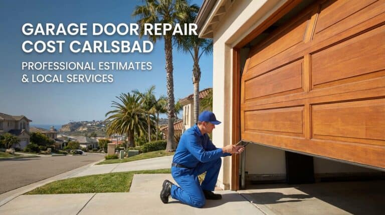Carlsbad Garage Door Repair Cost - San Diego County Repair Technician