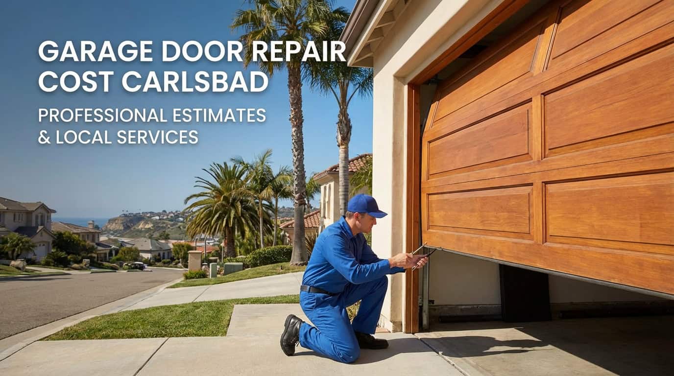 Carlsbad Garage Door Repair Cost - San Diego County Repair Technician