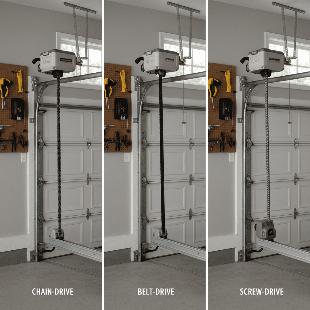 SPO Garage Door Opener Types and Motor Drive Systems